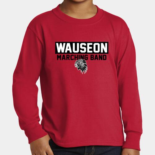 WA38 - Youth Dri Power ® 50/50 Cotton/Poly Long Sleeve Thumbnail